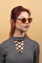 Yeni-Phera Orange Adult Bone Sunglasses - 6