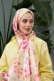 Ipekhan Botanical Series Yellow Cotton Viscose Shawl 3023-09 - 2