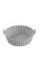 Airfryer Cooking Bowl, GRAY Clover Oven Silicone Mold, Air Fryer Diameter: 20cm, (h) 5cm - 4