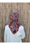 Nature Mina Soft Scarf Red Black 1146-08 - 3