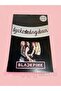 Black Pink Decorative Calligraphy New Banner Happy Birthday Lettering 1 Piece Banner Lettering - 2