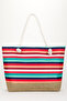 Women's Straw Shoulder Bag with Jute Fabric and Soft Strappy - 4