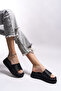 Loukerios Women's Slippers0012315 Black - 4