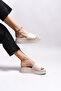Loukerios Women's Slippers0012315 Beige - 5