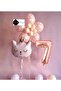 7 YEAR OLD FLOWER CAT BALLON HARNESS BIRTHDAY DECORATION BIRTHDAY PARTY SET