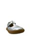 512 Orthopedic 100% Genuine Leather Ultra Soft Girl's Silver Ballerinas - 2