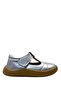 512 Orthopedic 100% Genuine Leather Ultra Soft Girl's Silver Ballerinas