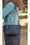 Black Women's Crinkle Three Compartment Waterproof Shoulder Bag - 2