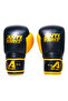 Golden Black Leather Boxing Gloves
