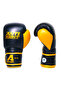 Golden Black Leather Boxing Gloves - 2