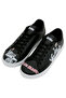Women's Vegan Leather Black Sneakers - Warner Bros What's Up Doc?Bugs Bunny Design - 4