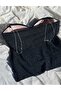 Glop Detailed Strappy Cropped Bustier Bodysuit Tank Top - 4