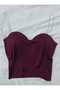 Glop Detailed Strappy Cropped Bustier Bodysuit Tank Top - 2