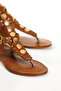 Women's Genuine Leather Gladiator Bodrum Sandals 6254 - 5