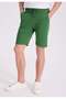 Green Cotton Regular Fit Men's Shorts CORE