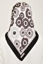 - Silk Scarf 24 Spring Summer Sura Silk Black Gray 9106-05s - 8