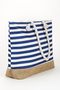 Women's Straw Shoulder Bag with Jute Fabric and Soft Strappy - 6