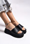 Loukerios Women's Slippers0012315 Black - 2