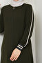 Women's Stripe Detailed Sports Cap Ferace - 8