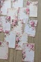 12 Pieces Scrapbook Vintage Pink Rose Handwritten Scrapbook Paper Set Bullet Journal Decoupage Paper - 3