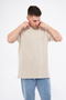 Gül Temalı Bej Oversize Tişört - 6