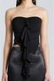 Sandy Strapless Black Crop - 3