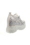 Bridal Shoes Extreme Comfortable Inside Hidden Heels Sequin White Lace - 6