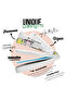 Women's Vegan Leather White Sneakers - Burano Island Design - 6