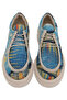 Women's Vegan Blue Loafer - Sea Sparkles Design