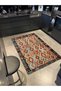 Geometric Modern Patterned Woven Base and Decorative Carpet in Frame Miravip81 - 3