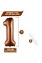3 Dinosaur Printed Balloon Themed Foil Balloon Number Balloon Birthday Party Happy Birthday Balloon - 6