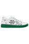 Women's Vegan Leather White Sneakers - Koala Hug Design - 5