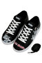 Women's Vegan Leather Black Sneakers - Warner Bros What's Up Doc?Bugs Bunny Design - 3