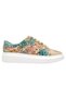 Women's Vegan Leather Beige Sneakers - Your Ride Your Bike Design - 3