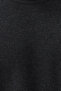 Basic Antrasit Oversize/Geniş Kesim Dokulu Waffle Kısa Kol T-Shirt TMNSS22TS00049 - 6