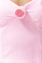 Rose Detailed Pink Crop Bustier - TPRSS24BS00032 - 5