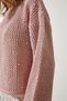 Women's Powder Pearl Detailed Openwork Seasonal Knitwear Sweater MW00146 - 7