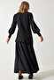 Women's Black Tunic Skirt Knitted Set DD01317 - 10