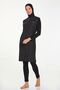 Jumpsuit Vest Full Covered Hijab Swimsuit Mayte 2185 Black - 5