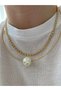Women's Large Ring Pearl Stainless Steel Anti Tarnish Anti Tarnish Necklace - 4