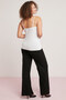 Mındy Women's 100% Cotton Body Wrap Round Neck Thin Strap Sleeveless White Large Size Body - 6