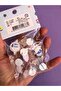 Kawai Spaceship Astronaut Traveler Ufo Mole Y2K 7 Pieces DIY Self-Adhesive Ornament - 2