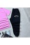 Oversize Pink Relaxed Fit Brooklyn Printed T-shirt Black Shorts and Sweatpants 3-Piece Set Unisex - 4