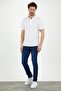 White Slim/slim Fitt Polo Collar Summer T-shirt - 4