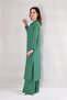 Long Linen Tunic - Green - 5