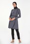 Lycra Full Covered Hijab Swimsuit Ella 4546 Anthracite