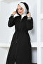 Women's Hooded Sleeve Ribban Teseture Cap - 4