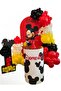 Mickey Mouse Birthday Concept Balloon Chain 65 Pieces Mickey Mouse Birthday Concept Balloon