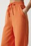 Women's Orange Muslin Palazzo Trousers MX00160 - 5