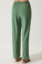 Women's Green Flowing Tunic Palazzo Knitted Set TO00133 - 8
